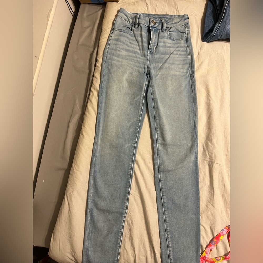 American Eagle Outfitters Blue Skinny Jeans